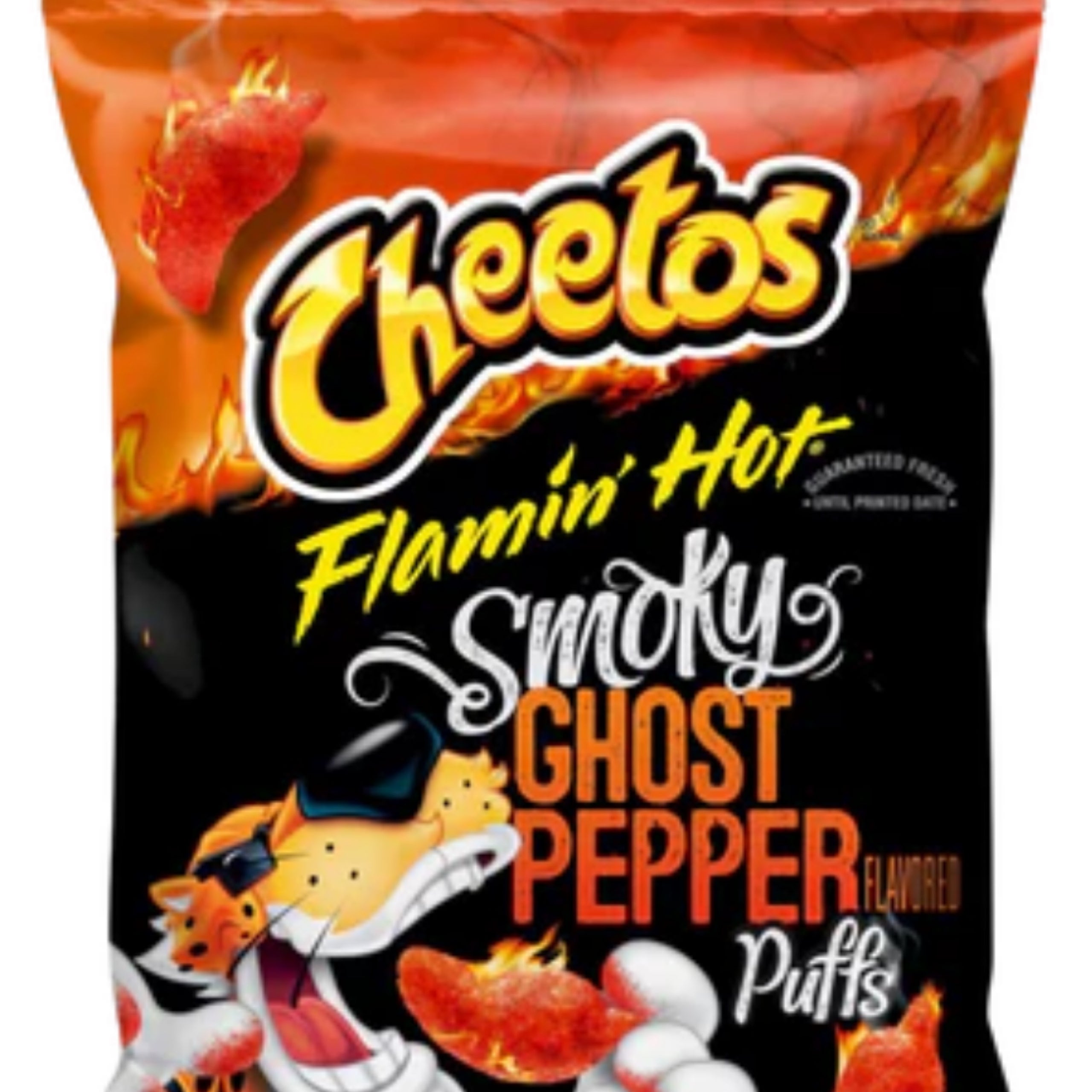CHEETOS Flamin' Hot Smoky Ghost Pepper Chips (large bag) Island